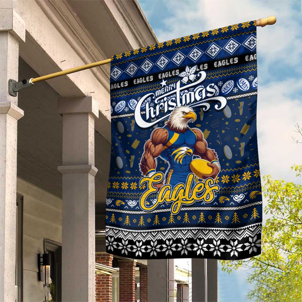 Eagles Football Xmas Garden Flag Australia AFL Mascot
