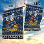 Eagles Football Xmas Garden Flag Australia AFL Mascot