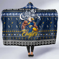 Eagles Football Xmas Hooded Blanket Australia AFL Mascot