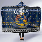 Eagles Football Xmas Hooded Blanket Australia AFL Mascot