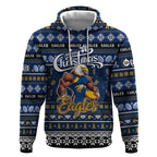 Personalized Eagles Rugby Xmas Hoodie Australia AFL Mascot