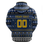 Personalized Eagles Rugby Xmas Hoodie Australia AFL Mascot