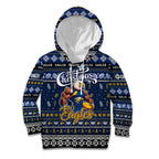 Personalized Eagles Rugby Xmas Kid Hoodie Australia AFL Mascot