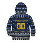 Personalized Eagles Rugby Xmas Kid Hoodie Australia AFL Mascot