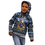Personalized Eagles Rugby Xmas Kid Hoodie Australia AFL Mascot