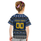 Personalized Eagles Rugby Xmas Kid T Shirt Australia AFL Mascot