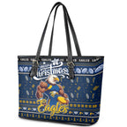 Eagles Football Xmas Leather Tote Bag Australia AFL Mascot