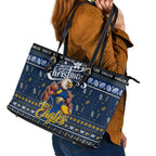 Eagles Football Xmas Leather Tote Bag Australia AFL Mascot