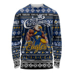 Personalized Eagles Rugby Xmas Long Sleeve Shirt Australia AFL Mascot