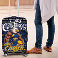 Eagles Football Xmas Luggage Cover Australia AFL Mascot