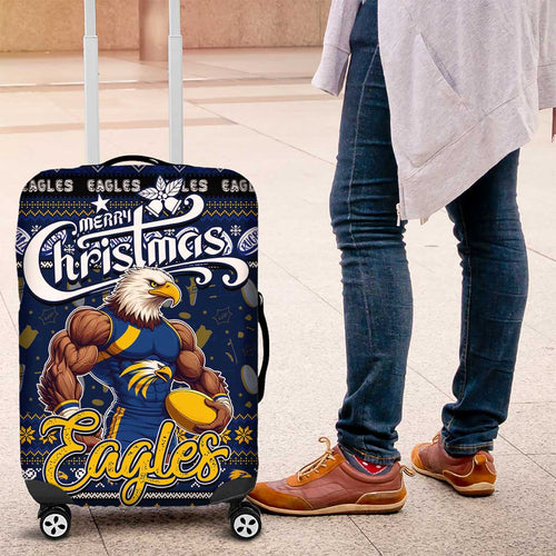 Eagles Football Xmas Luggage Cover Australia AFL Mascot