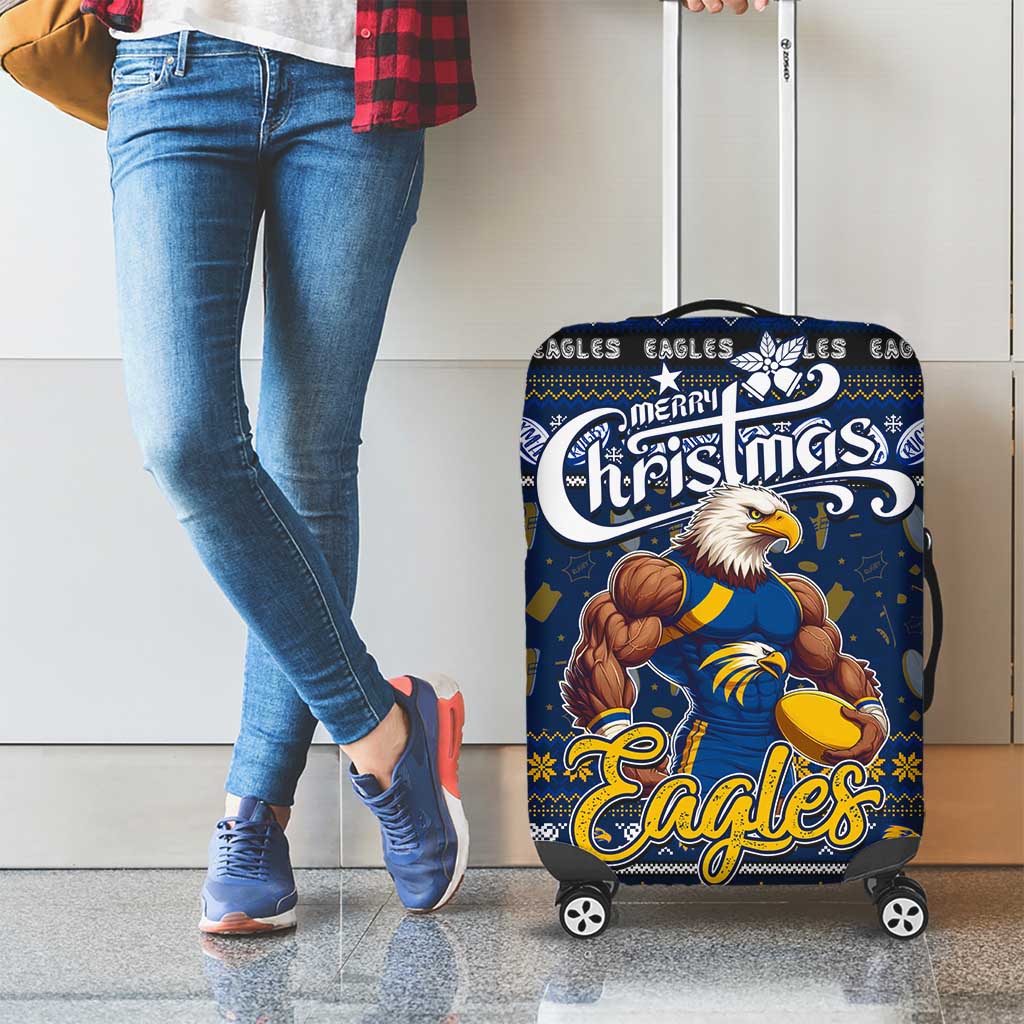 Eagles Football Xmas Luggage Cover Australia AFL Mascot