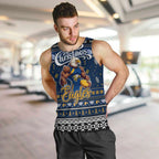 Personalized Eagles Rugby Xmas Men Tank Top Australia AFL Mascot