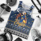Personalized Eagles Rugby Xmas Men Tank Top Australia AFL Mascot