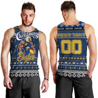 Personalized Eagles Rugby Xmas Men Tank Top Australia AFL Mascot