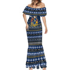 Personalized Eagles Rugby Xmas Mermaid Dress Australia AFL Mascot