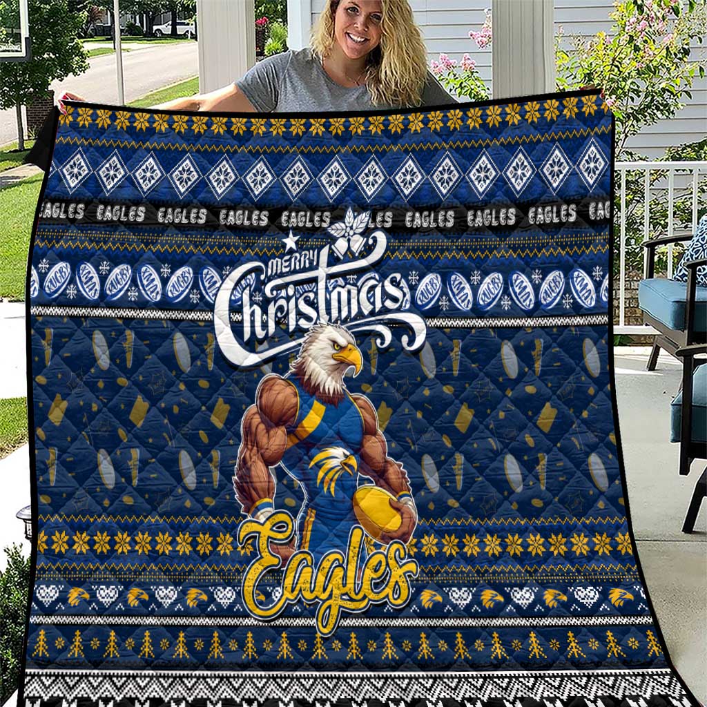 Eagles Football Xmas Quilt Australia AFL Mascot
