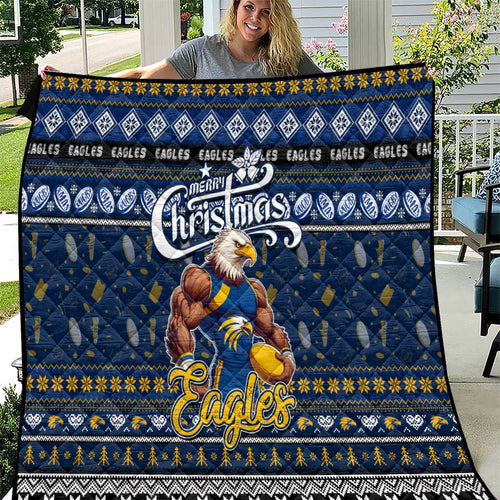 Eagles Football Xmas Quilt Australia AFL Mascot