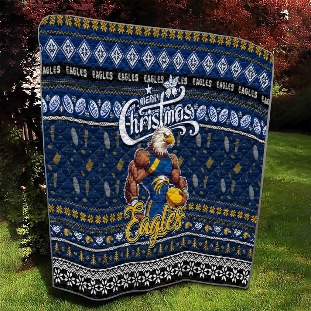 Eagles Football Xmas Quilt Australia AFL Mascot