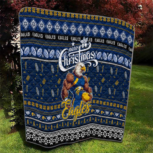 Eagles Football Xmas Quilt Australia AFL Mascot