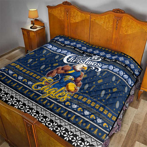 Eagles Football Xmas Quilt Australia AFL Mascot