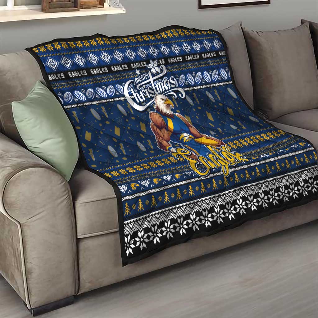 Eagles Football Xmas Quilt Australia AFL Mascot