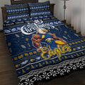 Eagles Football Xmas Quilt Bed Set Australia AFL Mascot