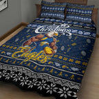 Eagles Football Xmas Quilt Bed Set Australia AFL Mascot