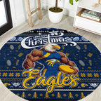 Eagles Football Xmas Round Carpet Australia AFL Mascot