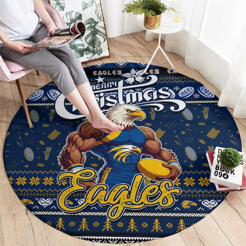 Eagles Football Xmas Round Carpet Australia AFL Mascot