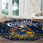 Eagles Football Xmas Round Carpet Australia AFL Mascot
