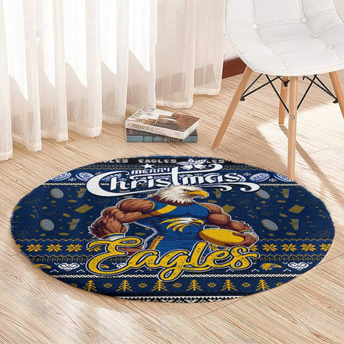 Eagles Football Xmas Round Carpet Australia AFL Mascot