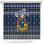 Eagles Football Xmas Shower Curtain Australia AFL Mascot