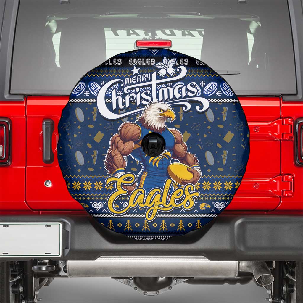 Eagles Football Xmas Spare Tire Cover Australia AFL Mascot