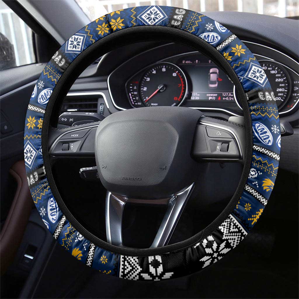 Eagles Football Xmas Steering Wheel Cover Australia AFL Mascot