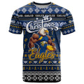 Personalized Eagles Rugby Xmas T Shirt Australia AFL Mascot