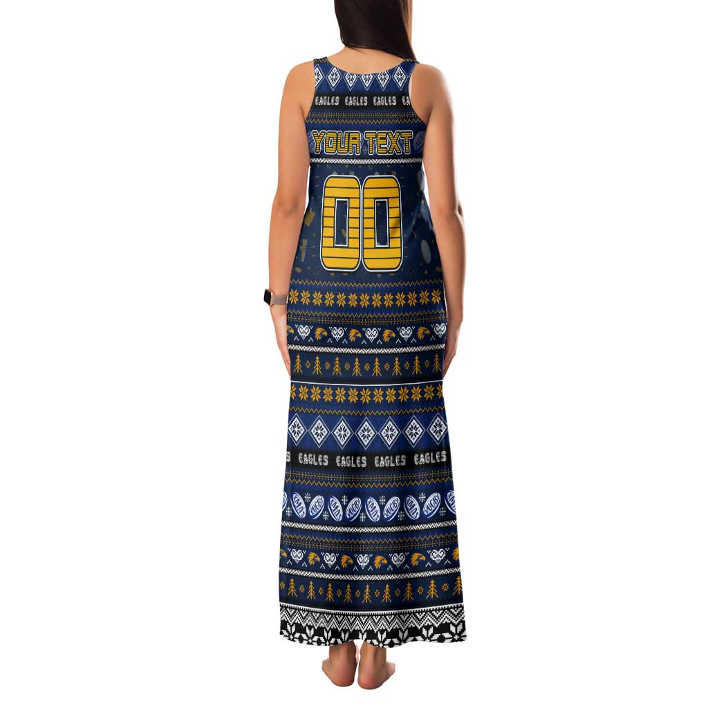 Personalized Eagles Rugby Xmas Tank Maxi Dress Australia AFL Mascot