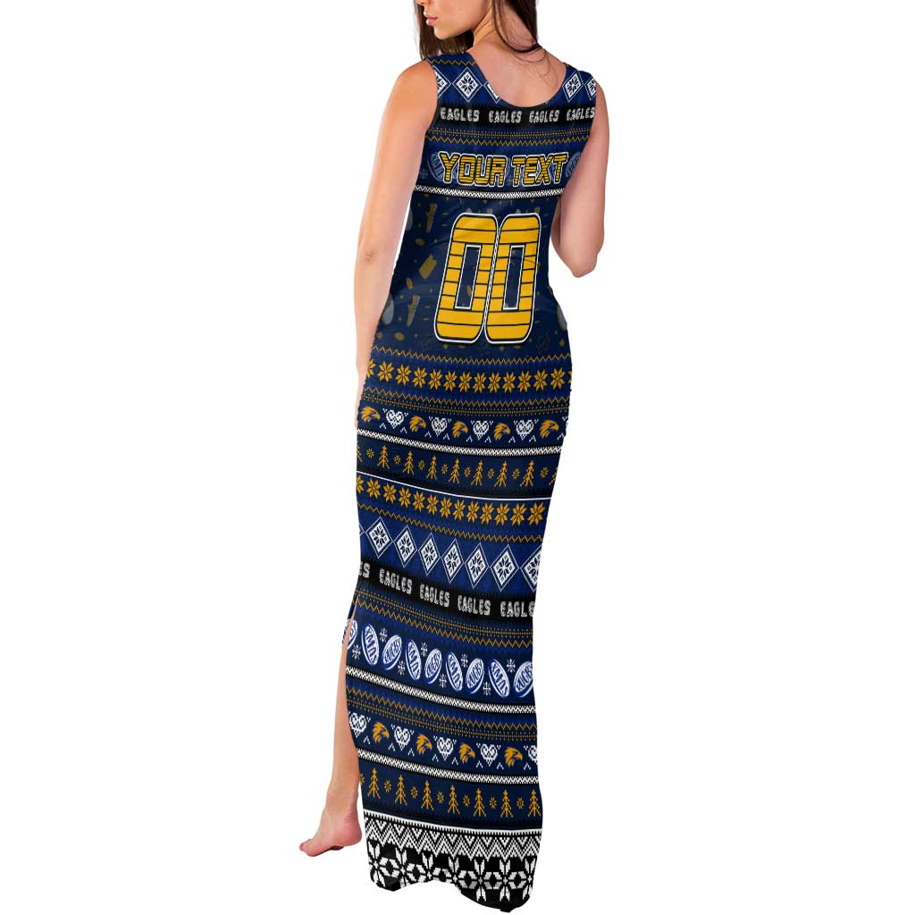 Personalized Eagles Rugby Xmas Tank Maxi Dress Australia AFL Mascot