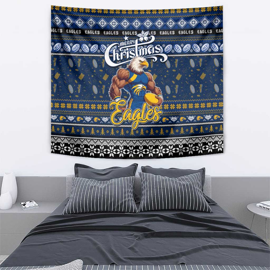 Eagles Football Xmas Tapestry Australia AFL Mascot