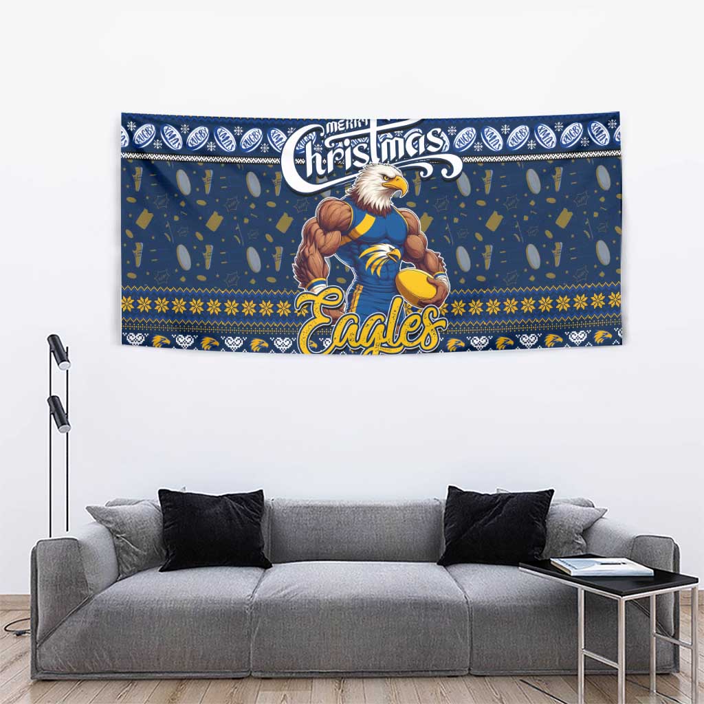 Eagles Football Xmas Tapestry Australia AFL Mascot