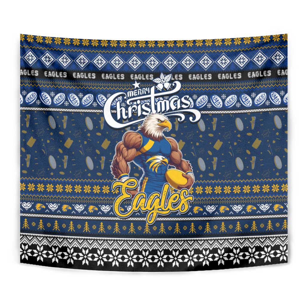 Eagles Football Xmas Tapestry Australia AFL Mascot