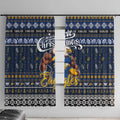 Eagles Football Xmas Window Curtain Australia AFL Mascot