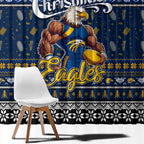 Eagles Football Xmas Window Curtain Australia AFL Mascot