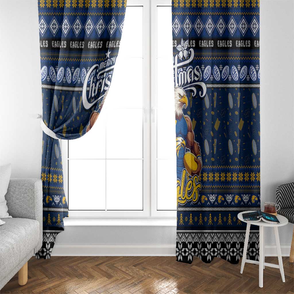 Eagles Football Xmas Window Curtain Australia AFL Mascot