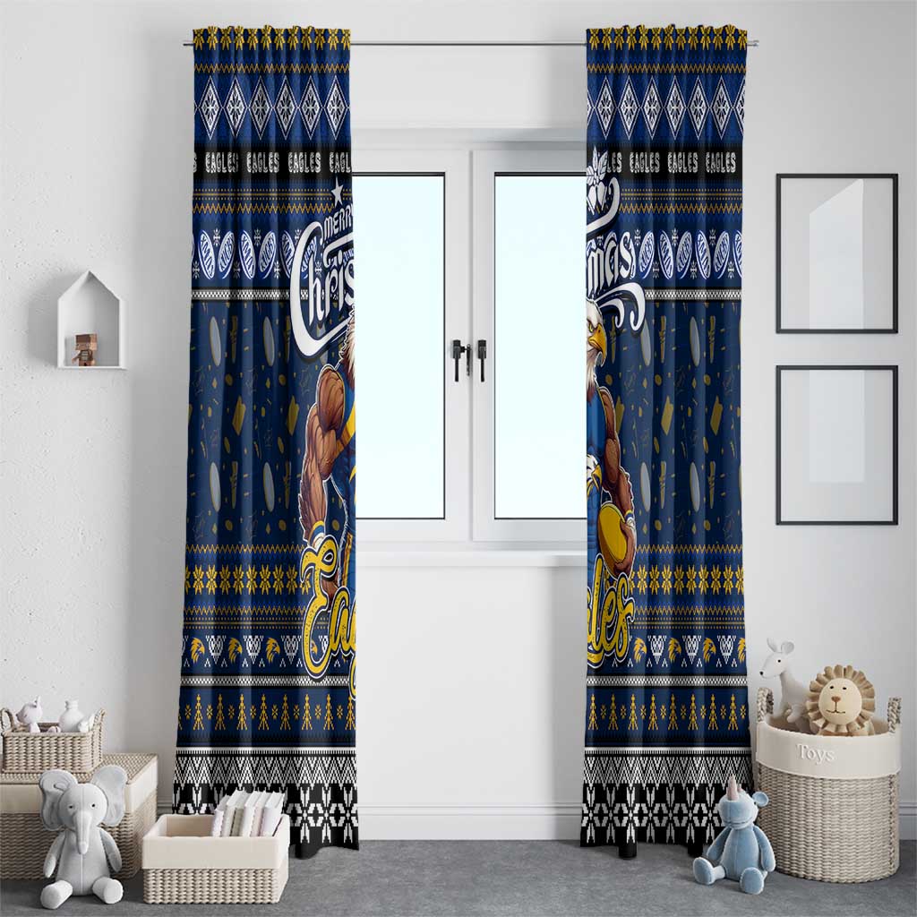 Eagles Football Xmas Window Curtain Australia AFL Mascot