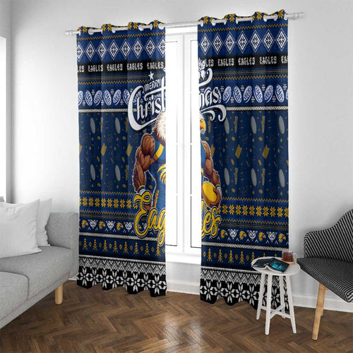 Eagles Football Xmas Window Curtain Australia AFL Mascot