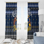 Eagles Football Xmas Window Curtain Australia AFL Mascot
