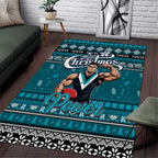 Power Football Xmas Area Rug Australia AFL Mascot