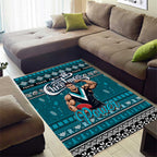 Power Football Xmas Area Rug Australia AFL Mascot