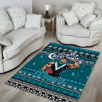 Power Football Xmas Area Rug Australia AFL Mascot